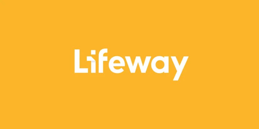 lifeway logo on yellow bg